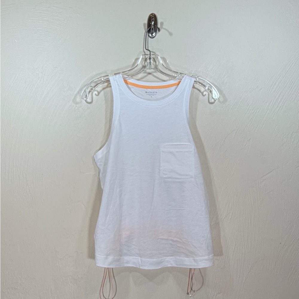 Athleta Organic Daily Bungee White Tank Top - Picture 7 of 12